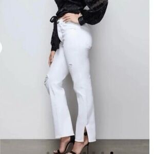 Good American good boy White High-Waisted Jeans